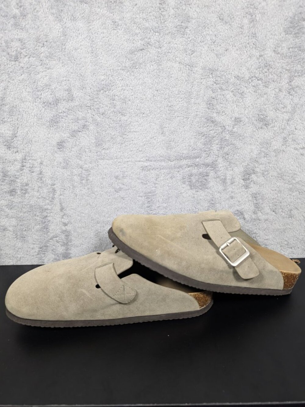 Universal Thread Betsy Clog Mule Flats Womens Size 9.5 Slip On Faux Leather - Picture 3 of 9